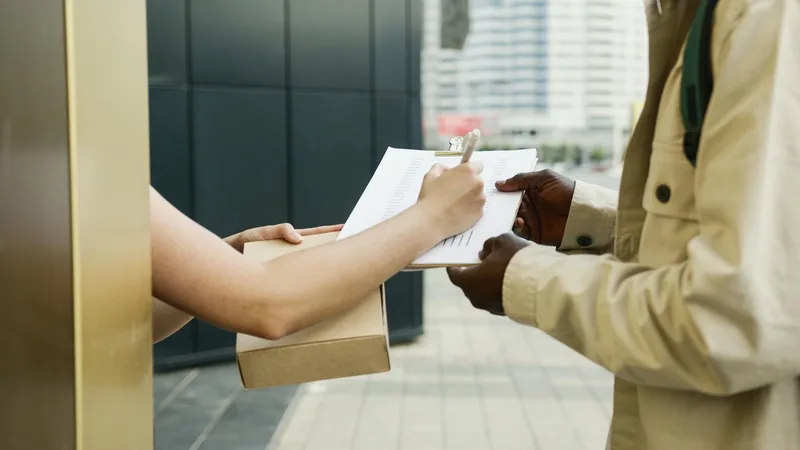 Customer service representative processing a return request for an ecommerce order
